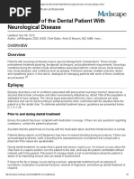 Management of the Dental Patient With Neurological Disease_ Overview, Epilepsy, Stroke