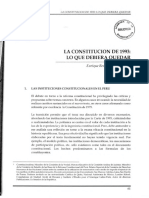 La Constitucion 1993 Lo Que Deberia Quedar 2002 06