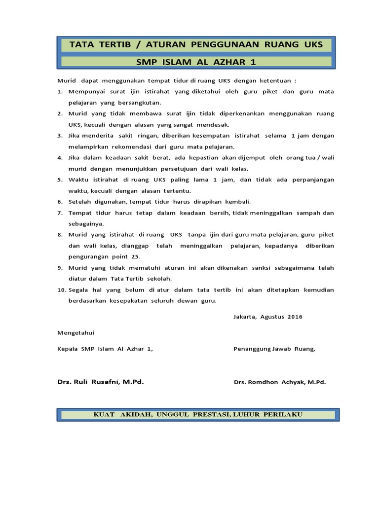 TATA TERTIB UKS docx TATA TERTIB UKS docx