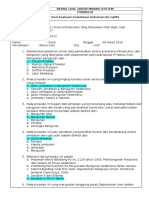 Evaluasi Prosedur Umum Infrastruktur Yang Dikerjakan Oleh Dept. User