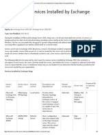 Overview of Services Installed by Exchange Setup - Exchange 2010 Help