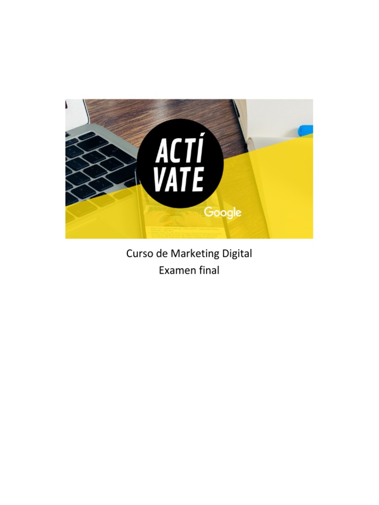 Curso de Marketing Digital - Actívate | PDF | Publicidad digital ...