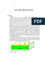 Thin and Thick Film Deposition Methods