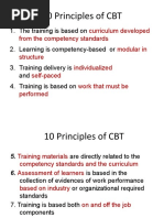 10 Principles of CBT