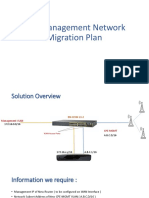 Management Network Migration Plan