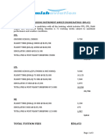 Mish Aviation Course Fees For CPL Updated 2013
