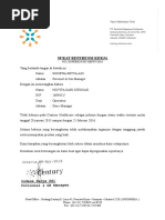 Surat Referensi Kerja