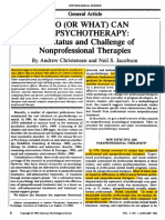 What Can Do Psychotherapy