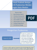 Laporan Hasil Praktek Belajar Lapangan Di Puskesmas Medan