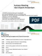 Business Meeting Eeuwigdurende Erfpacht Amsterdam - 9 Juni 2017