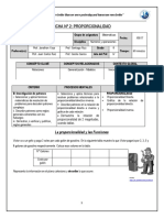 FICHA N°2 Proporcionalidad