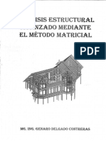 Analisis Estructural Avanzado Mediante El Metodo Matricial (Contreras)