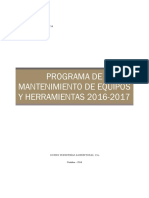 PROGRAMA DE MANTENIMIENTO Gomby