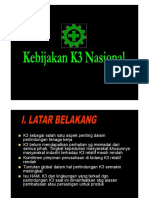 Materi 1 - Kebijakan K3 Nasional