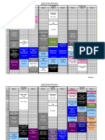 2016-2017 Class Schedule