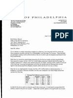 Letter from City Controller regarding soda tax projections