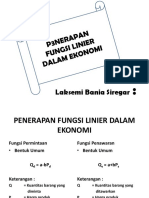 penerapan fungsi linier