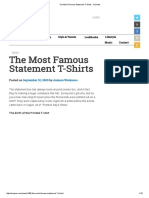 The Most Famous Statement T-Shirts - SoJones