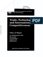 Trade, Technology and International Competitiveness