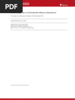 Las mujeres en la fotografía pública uruguaya, un mensaje por ausencia