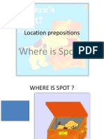 Location Prepositions Where Is Spot