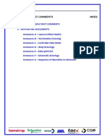 Reply To Consultant Comments Index