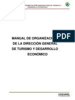 7.- MANUAL DE ORGANIZACION DE LA DIRECC. GRAL  DE TURISMO Y DESARROLLO ECONOMICO.docx