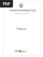 Online Degree Application Form Barkatullah University, Barkatullah University Online Migration Form, Online Degree Application Form Barkatullah University