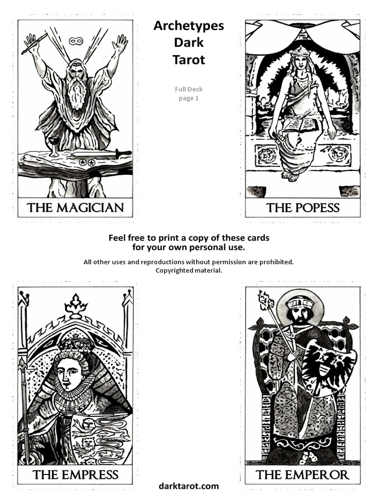 printable_tarot.pdf Playing Cards Tarot