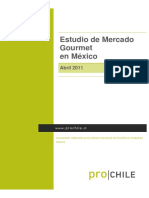 Estudio de Mercado Alimentos Gourmet México