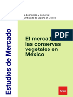 El Mercado de Las Conservas de Vegetales en Mexico ICEX