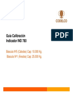 Calibración Indicador IND780