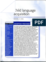 Child Language Acquisition