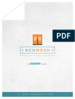 AcuMesh Wireless RS485 Network User Manual