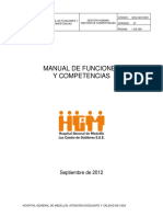 Manual de Funciones y Competencias PDF