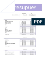 Plan de Presupuestos para Bodas1