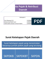 Sengketa Pajak Dan Retribusi Daerah