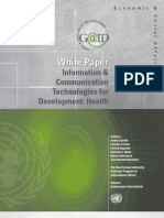 GAID White Paper On ICT4D Health