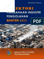 Direktori Perusahaan Industri Pengolahan Banten 2015