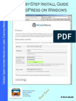 Step-By-Step Install Guide WordPress on Windows v1.0