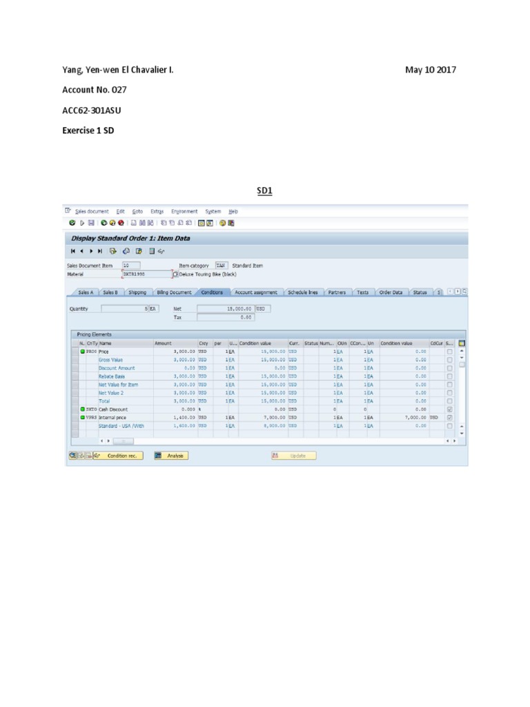 Exercise Inventory Management Report | PDF | Cooking, Food & Wine