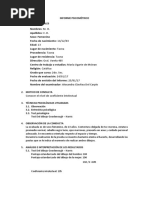 INFORME PSICOMÉTRICO Modelo