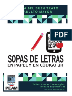 Sopas de Letras en Papel y Código QR