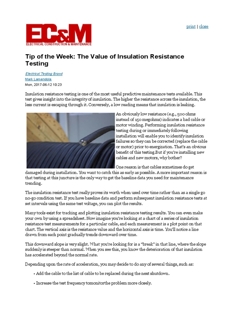Tip of the Week_ The Value of Insulation Resistance Testing.pdf