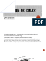 Ecuación de Euler, Presentación Doc Memo.