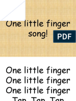 One Little Finger Song with Actions for Kids