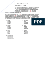 Rational Cloze Exercise 1