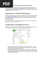Download Cara Membuat Database Dengan Excel Disertai Form Entri Data by Mawan Sullonq SN351225529 doc pdf