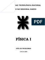 Guía de Problemas Física I. Haedo PDF