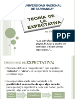 Teoria de Las Espectativas